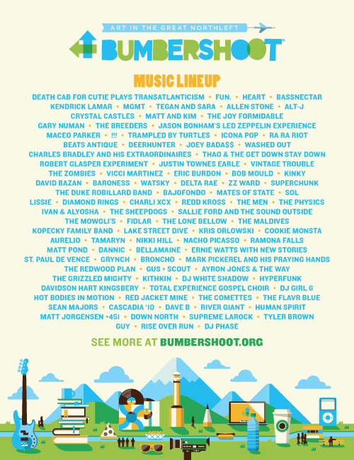 Bumbershoot 2013 Lineup Stereogum