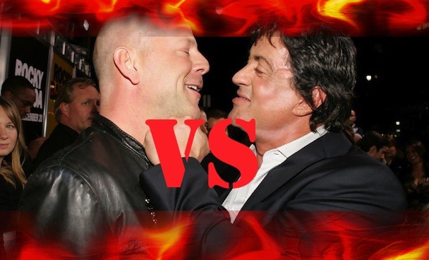 CELEBRITY FEUD ALERT: Sylvester Stallone VS. Bruce Willis ... Bruce Willis Feud