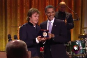 Paul McCartney Barack Obama