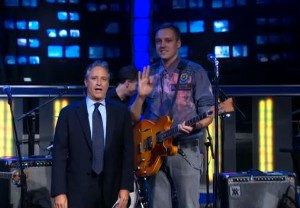 Win Butler & Jon Stewart, Arcade Fire On The Daily Show
