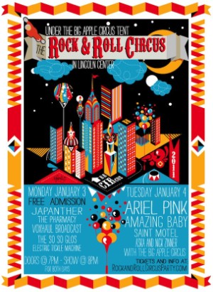 Ariel Pink Joins The Circus, Berates Bushwick On New Year's Eve