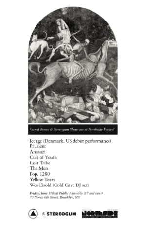 Iceage Prurient Stereogum Sacred Bones Showcase