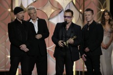 U2 at the Golden Globes
