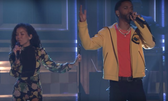 jhené aiko got a tattoo of big sean then played the tonight show jhené aiko got a tattoo of big sean then played the tonight show