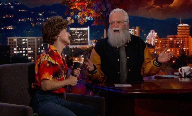 Watch A Costumed Dave Grohl &amp; Kristen Bell Perform A Frozen x Metallica