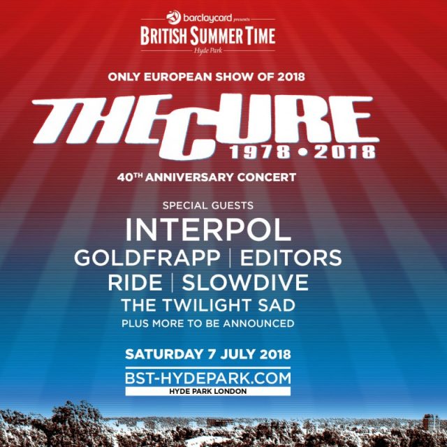 The Cure Announces 40 Year Anniversary Show Featuring Interpol, Slowdive And More The Cure Announces 40 Year Anniversary Show Featuring Interpol, Slowdive And More