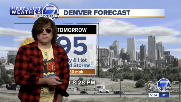 Watch Ryan Adams Do The Weather On Denver 7 News