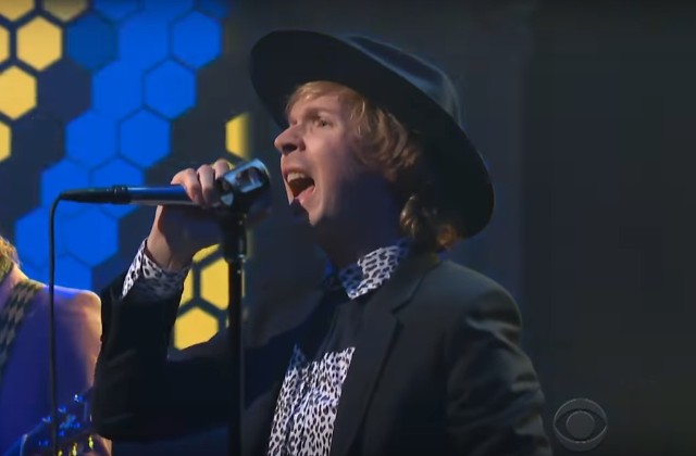 Beck Performs Colors Wow On Colbert Watch Stereogum