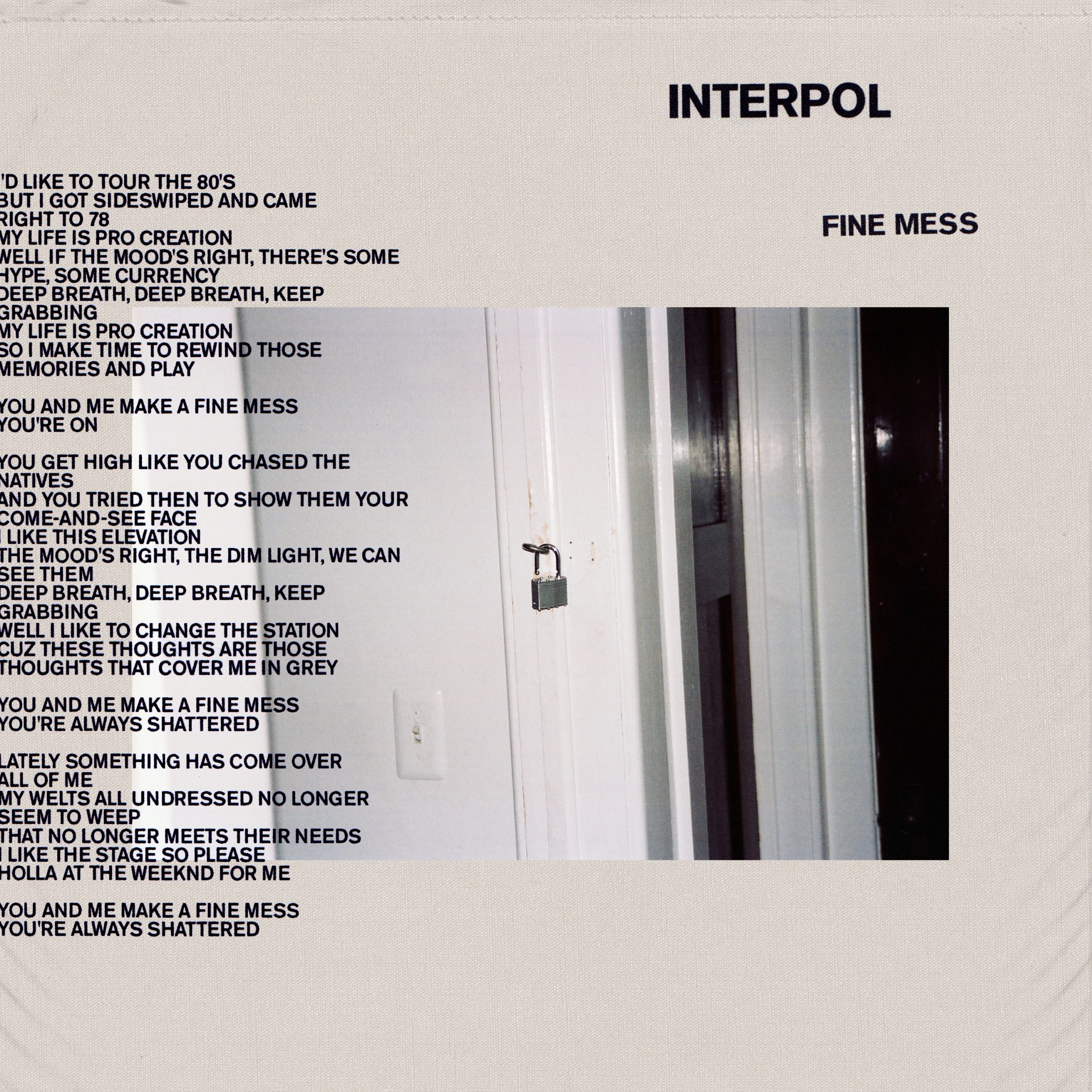 Interpol Announce Tour Dates, Share "Fine Mess" Listen