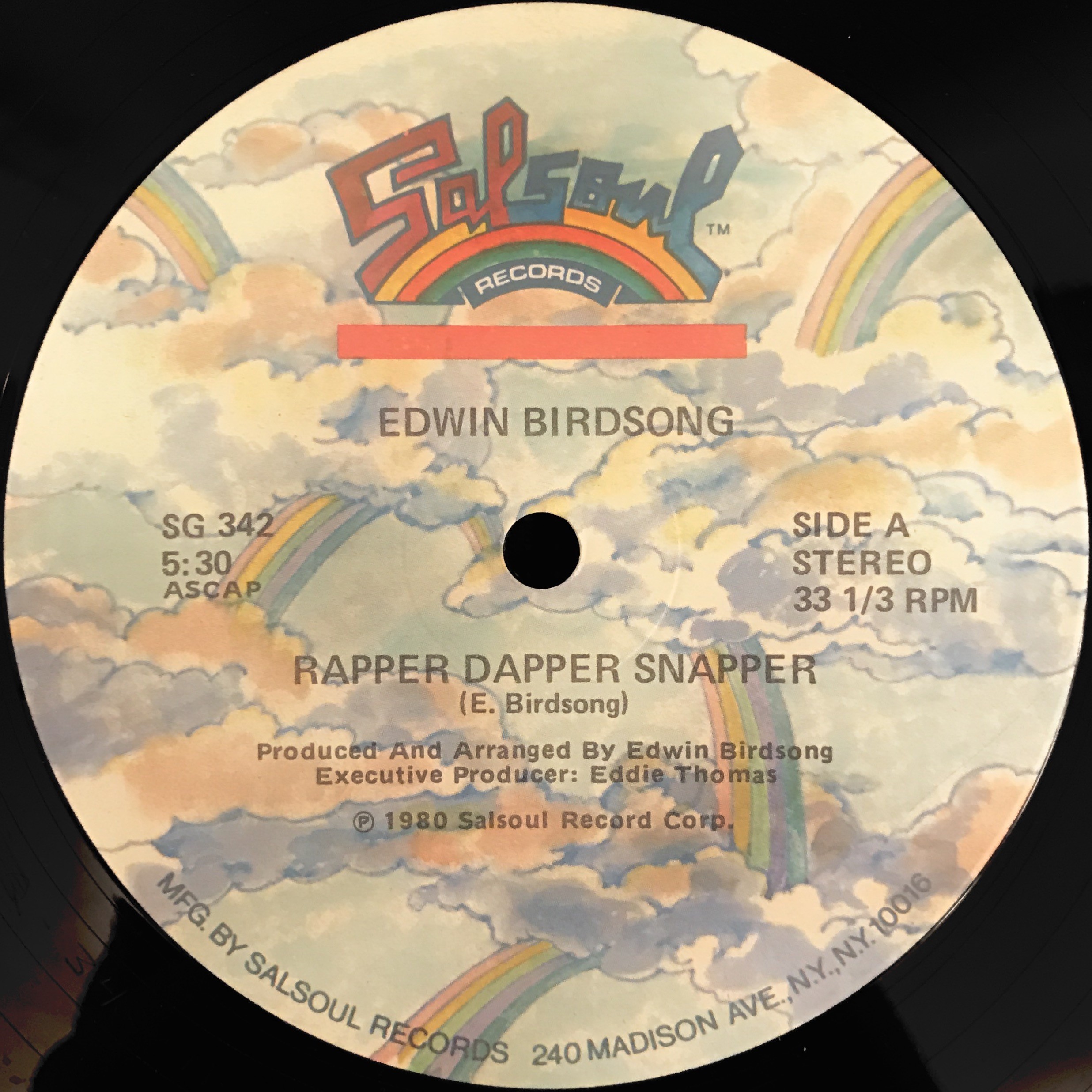 Edwin Birdsong's "Rapper Dapper Snapper" The Samples Stereogum