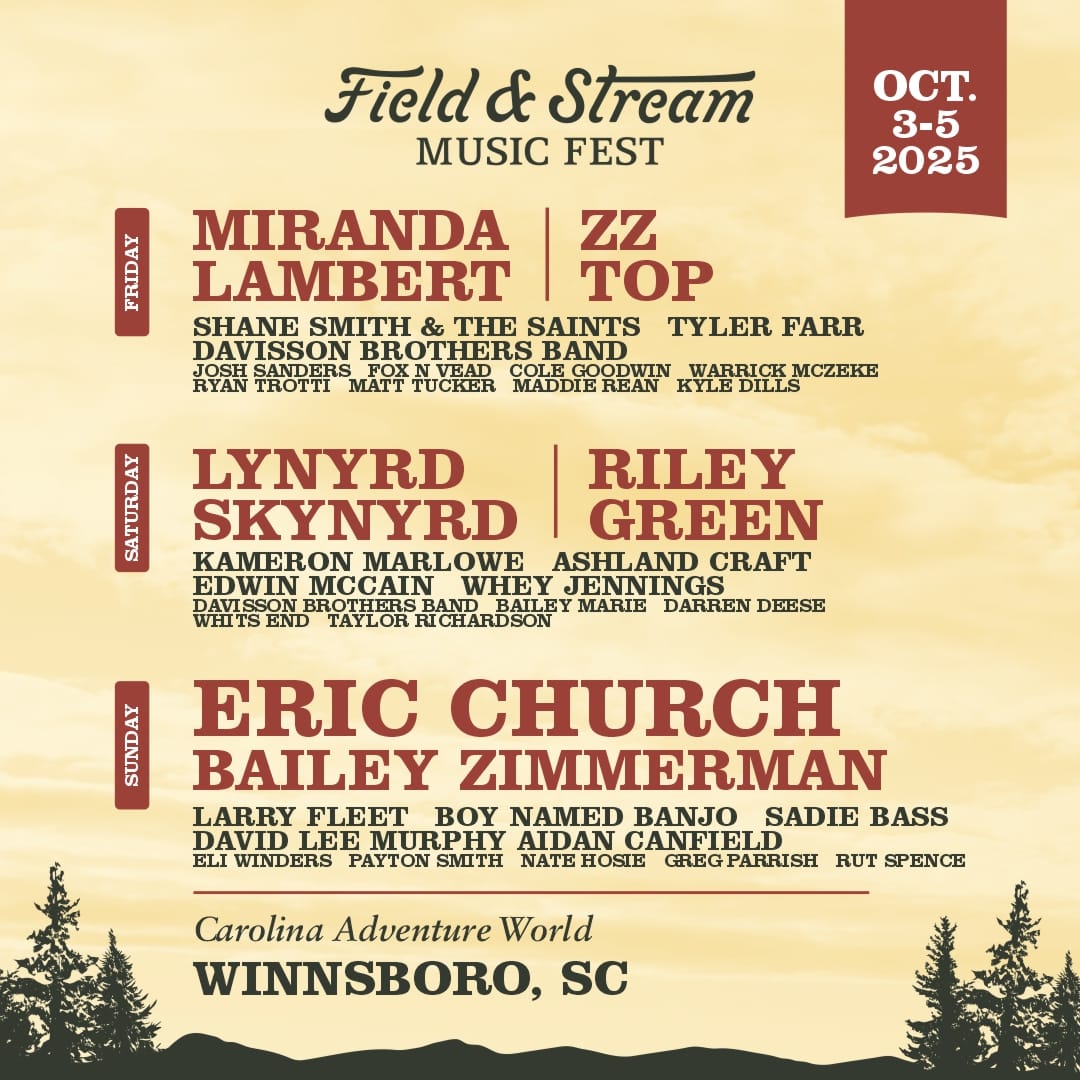 Field & Stream Music Festival Canceled For The Second Year In A Row