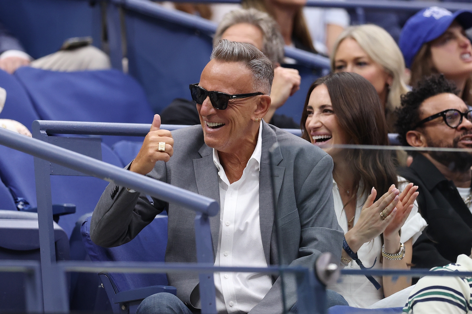 Bruce Springsteen Performs At Born To Run Symposium, Reunites With Courtney Cox At US Open