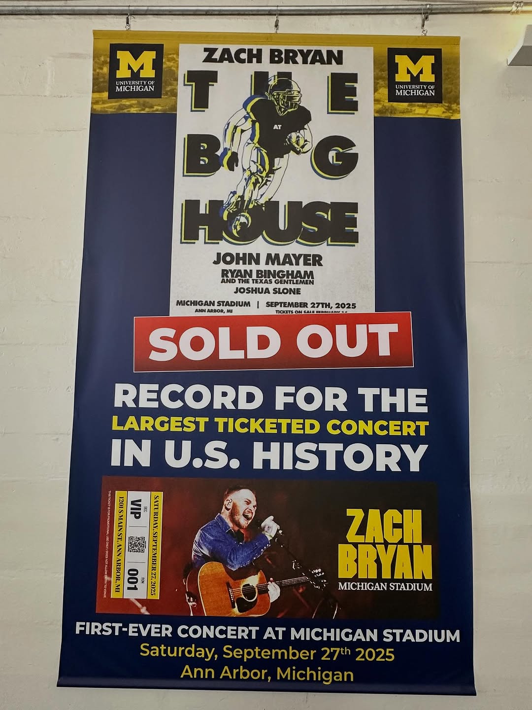 Zach Bryan Plays Largest Ticketed Concert Ever In The US