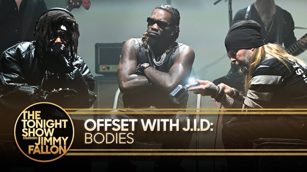 Watch Drowning Pool Join Offset & JID For “Bodies” On The Tonight Show