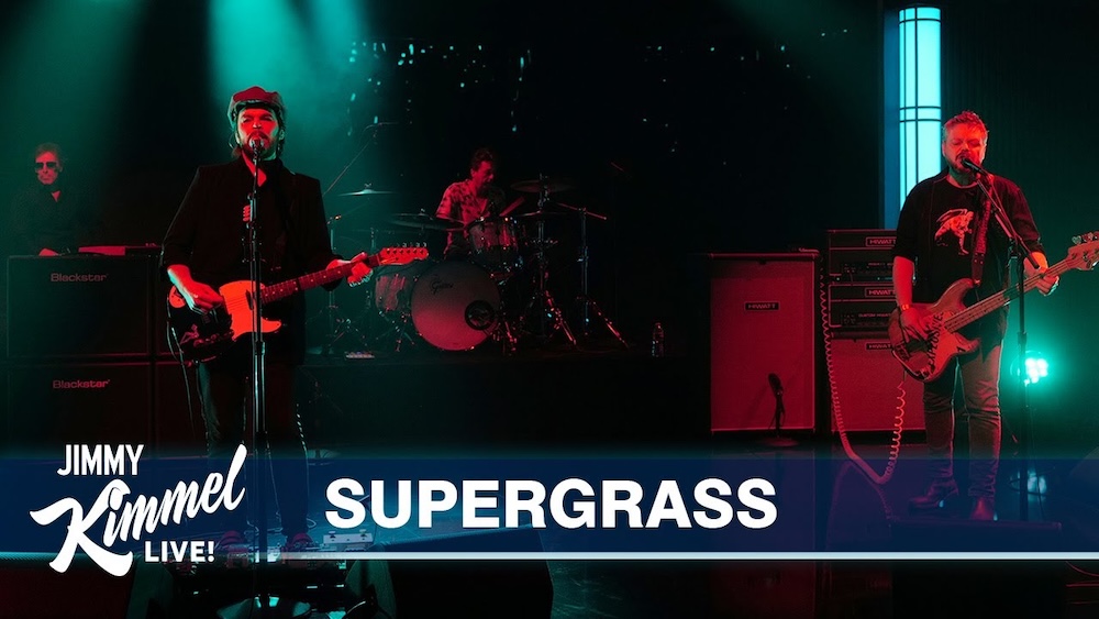 Watch Supergrass Blast Through Their 1995 Song “Strange Ones” On Kimmel